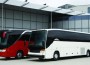 MCI is the North American distributor of the Setra S 417 (back) and S 407 (front) positioned for specialized markets.
